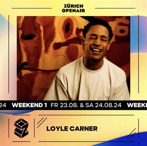 loyle carner zürich|Loyle Carner Setlist at Zürich Openair 2024